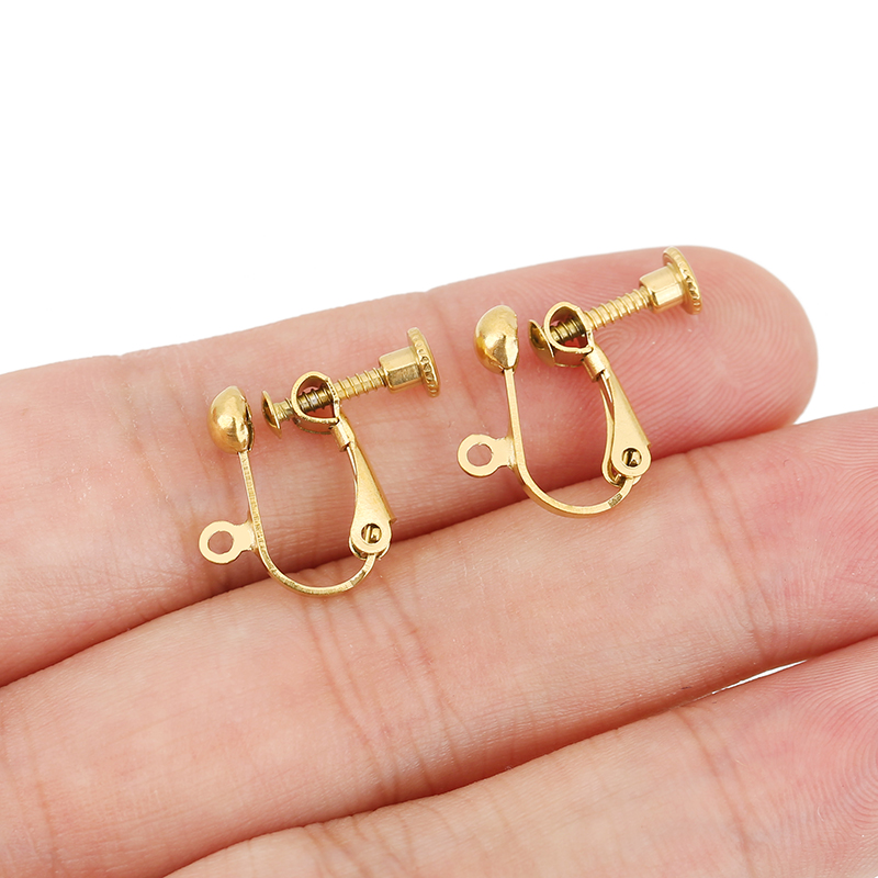 Jewelry Making Findings - 4 szt. Klipsy do kolczyków ze