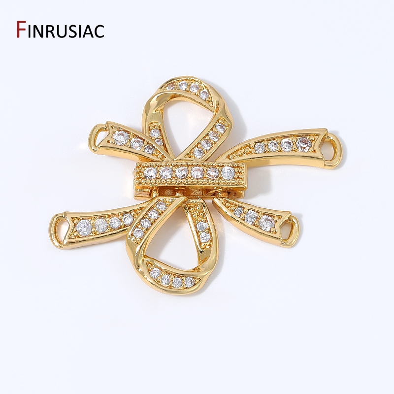 Jewelry Making Gold - Pozłacane 18-karatowym złotem mosiężne puste zapięcia