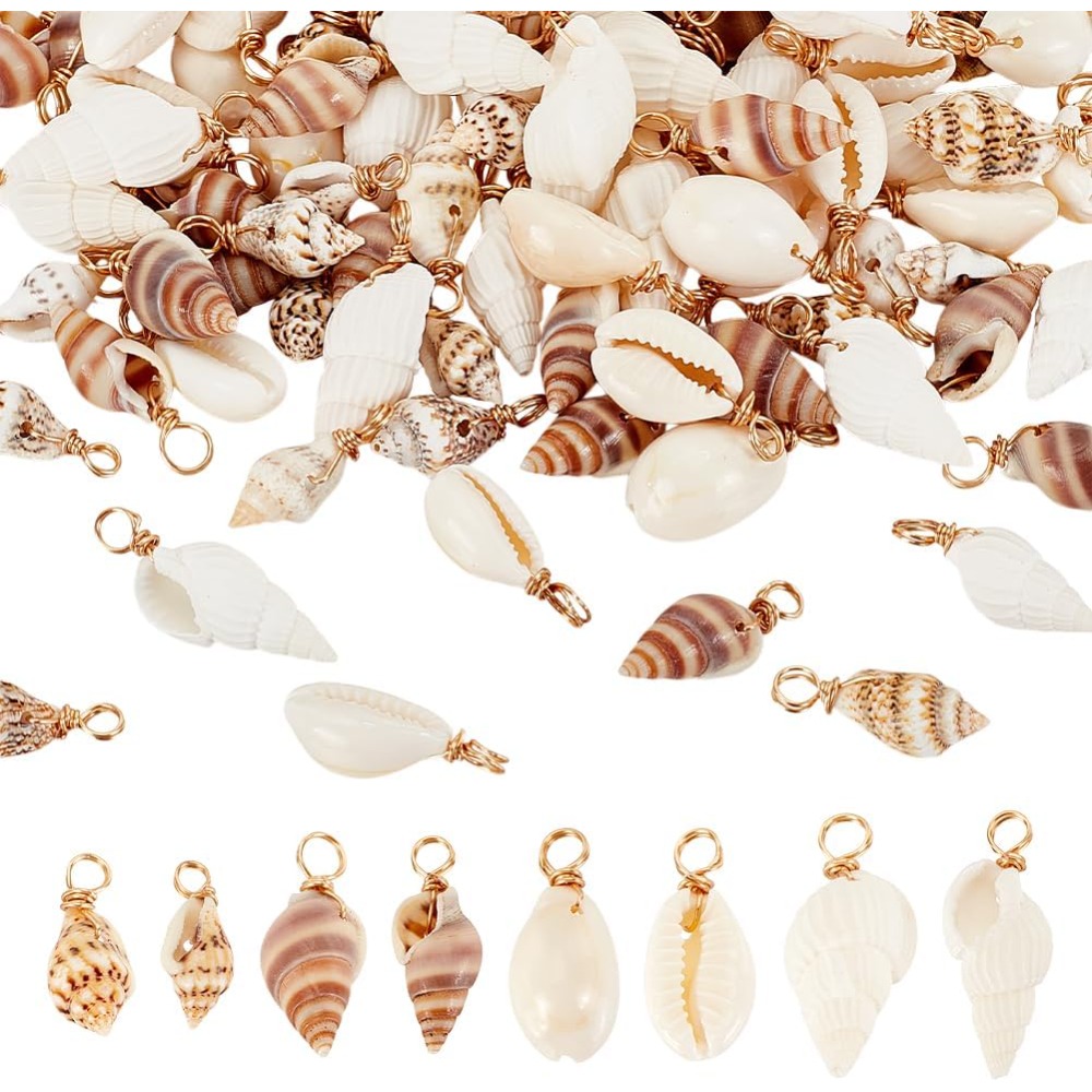 Jewelry Making Online - 100 sztuk 4 style naturalne muszle
