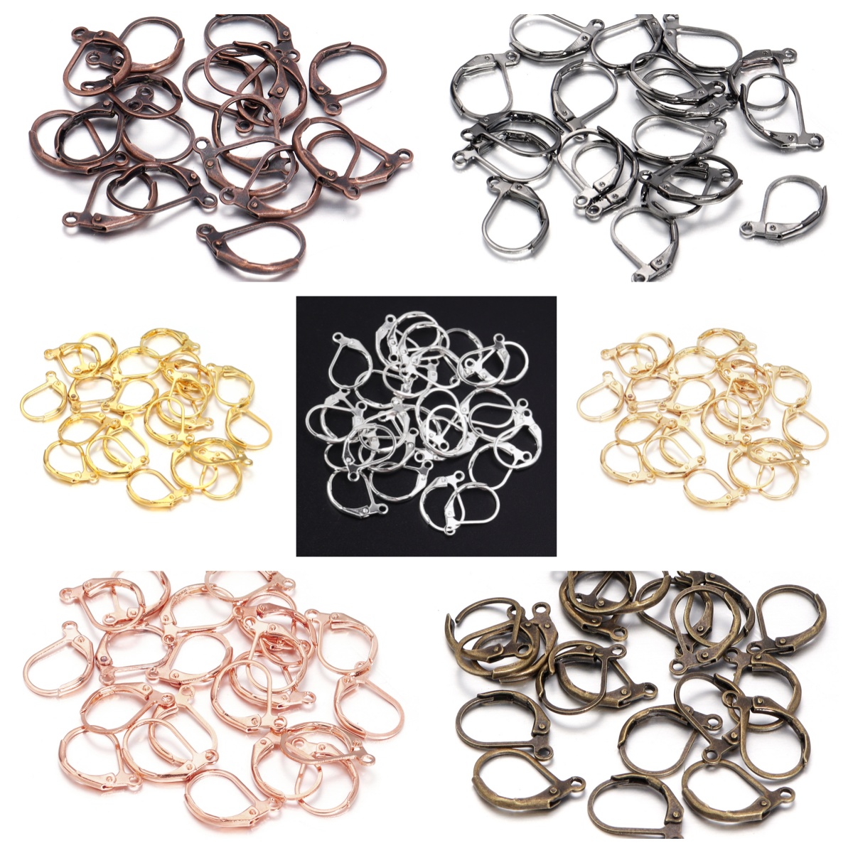 Jewelry Making Findings - 50 sztuk/partia Hipoalergiczne haczyki do kolczyków,