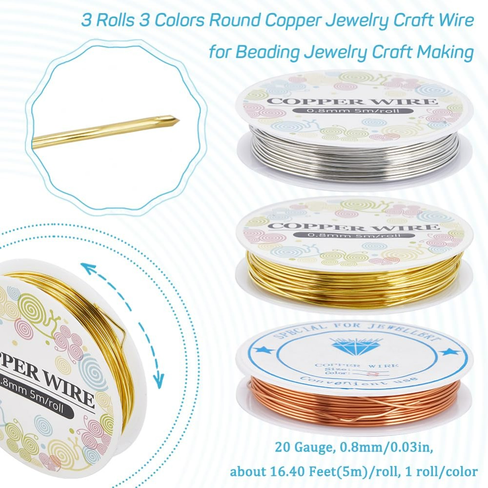 12,8 M Miedziany drut jubilers – Jewelry Making Online recenzja i cena