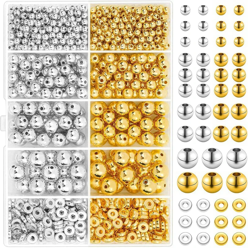 Zestaw 1000 szt. złotych koral – Jewelry Making Online recenzja i cena