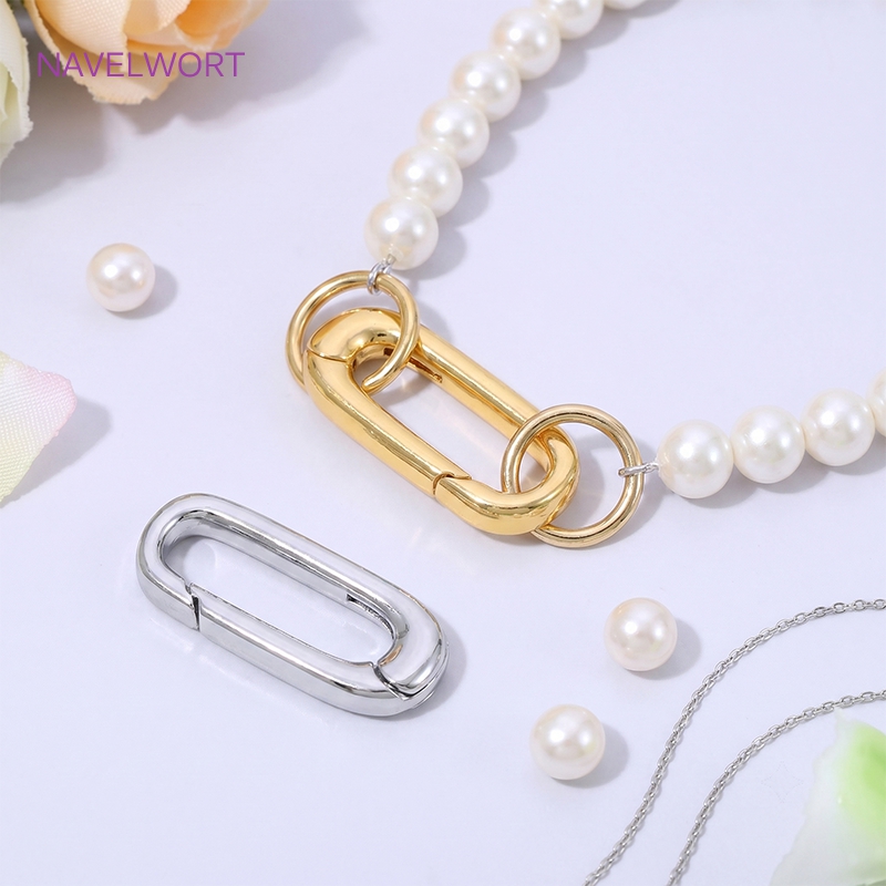 1/2/4 szt. Złote (18K) owalne  – Jewelry Making Gold recenzja i cena