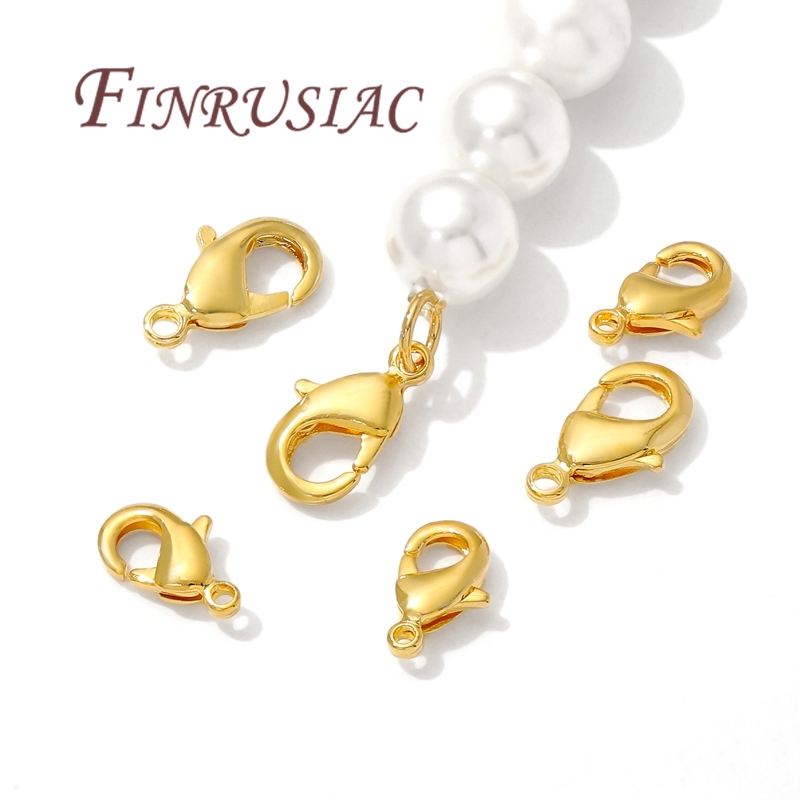 10mm 12mm 18K pozłacane zatrza – Jewelry Making Gold recenzja i cena
