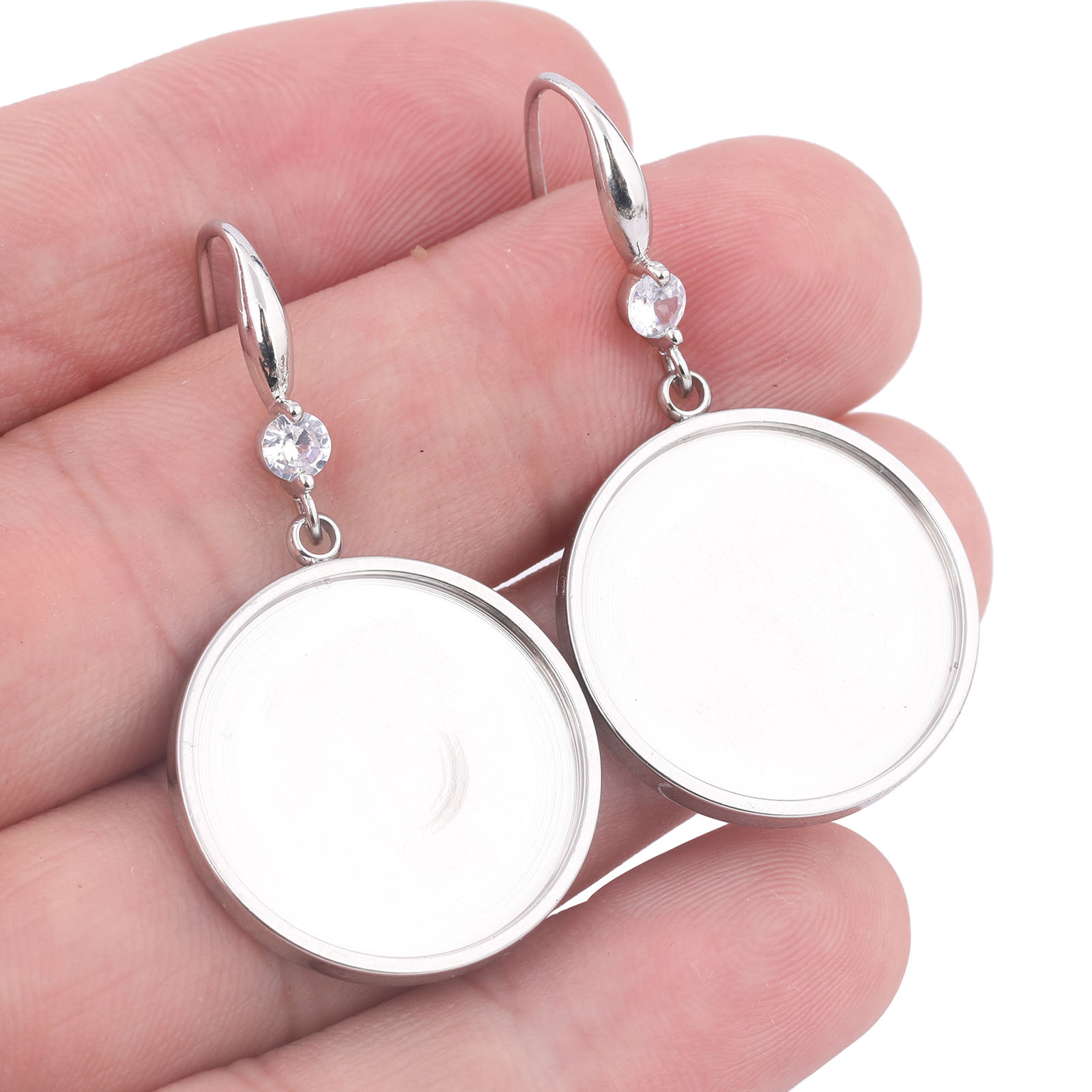 6 szt. Stal Nierdzewna Oprawki – Jewelry Making Stones recenzja i cena